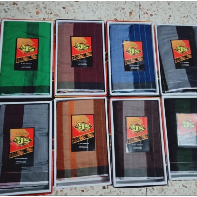 Sarung AJS Padang/Sarung pria murah motif salur