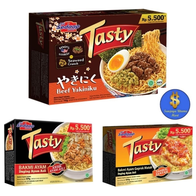 

Mie Sedaap Tasty All Variant