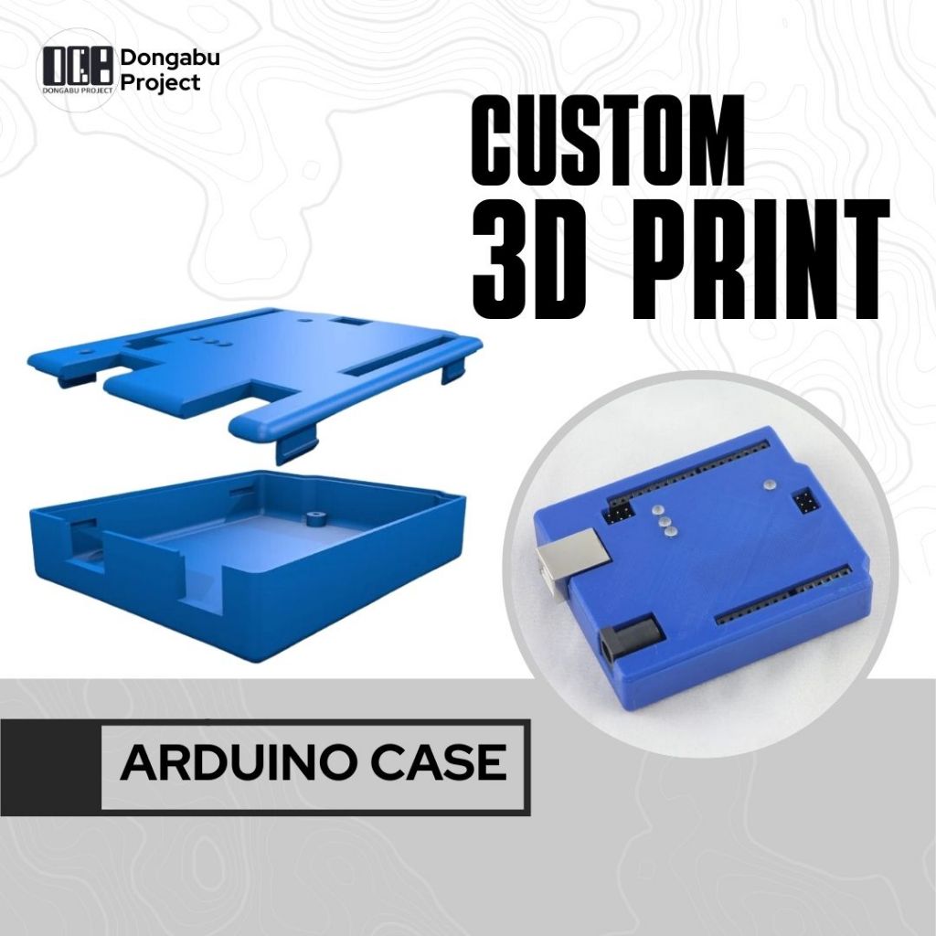 

Custom 3D Print Cetak 3D Arduino Case Kotak Arduino Cover Arduino