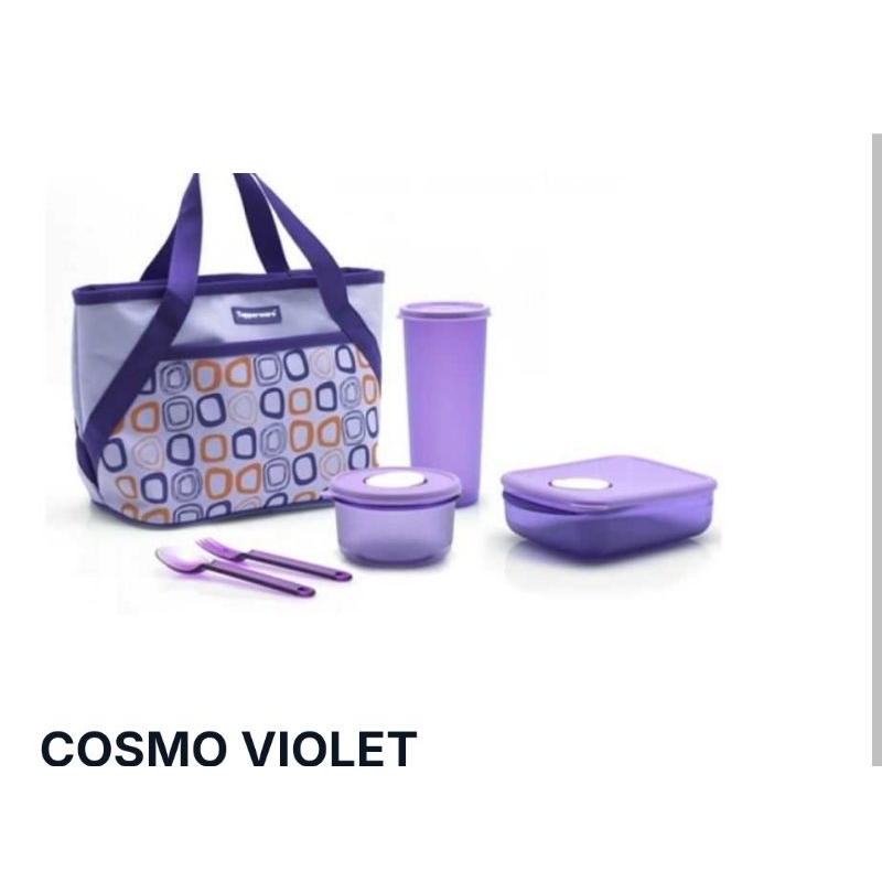 Cosmo Violet lunch set tuperware