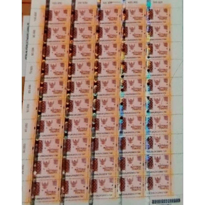 

Materaitempel 10k isi 50pcs