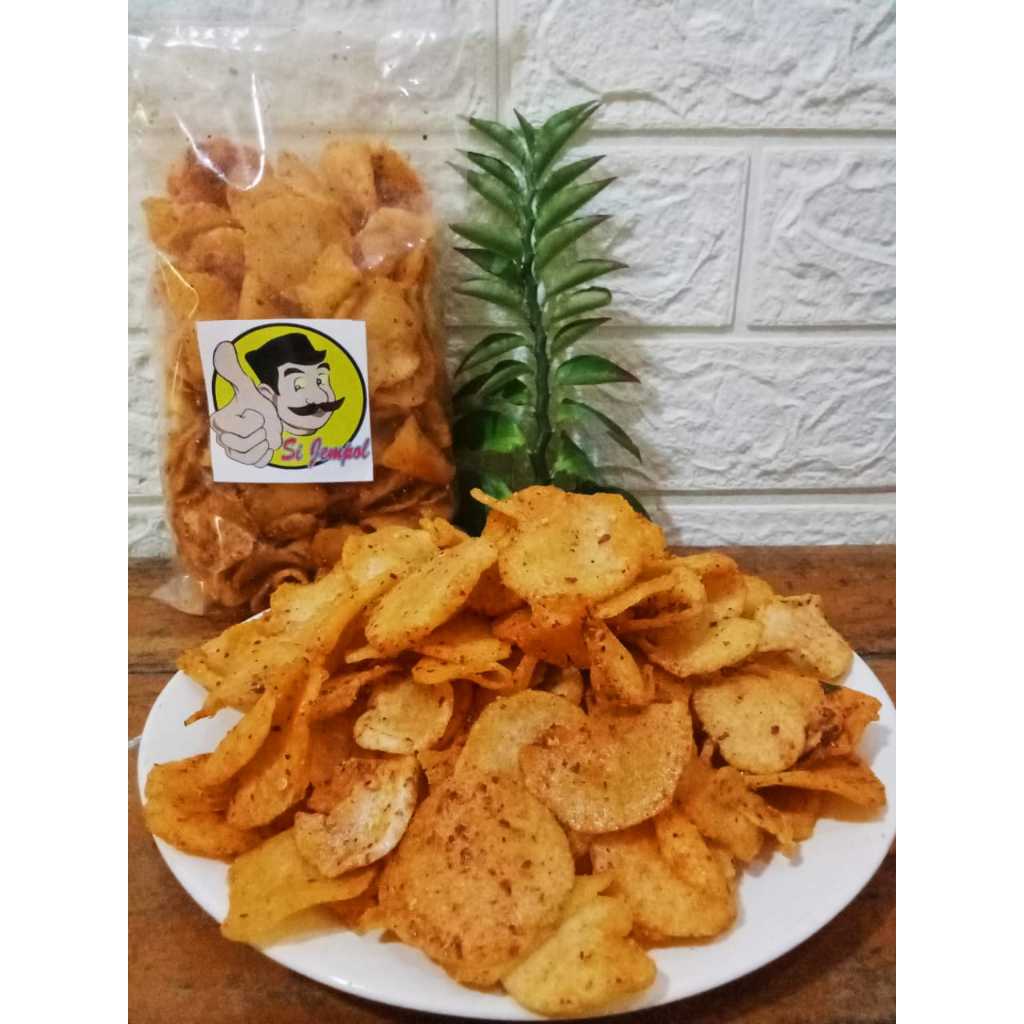 

Moring Sijempol Cemilan Khas Bandung Kemasan 250 gram Keripik Moring Pedas Gurih Kripik Cimol Kering Molring Goreng