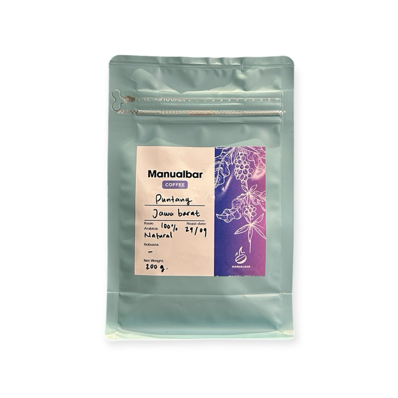 

kopi Single Origin, Arabica Gunung Puntang natural 200 gram