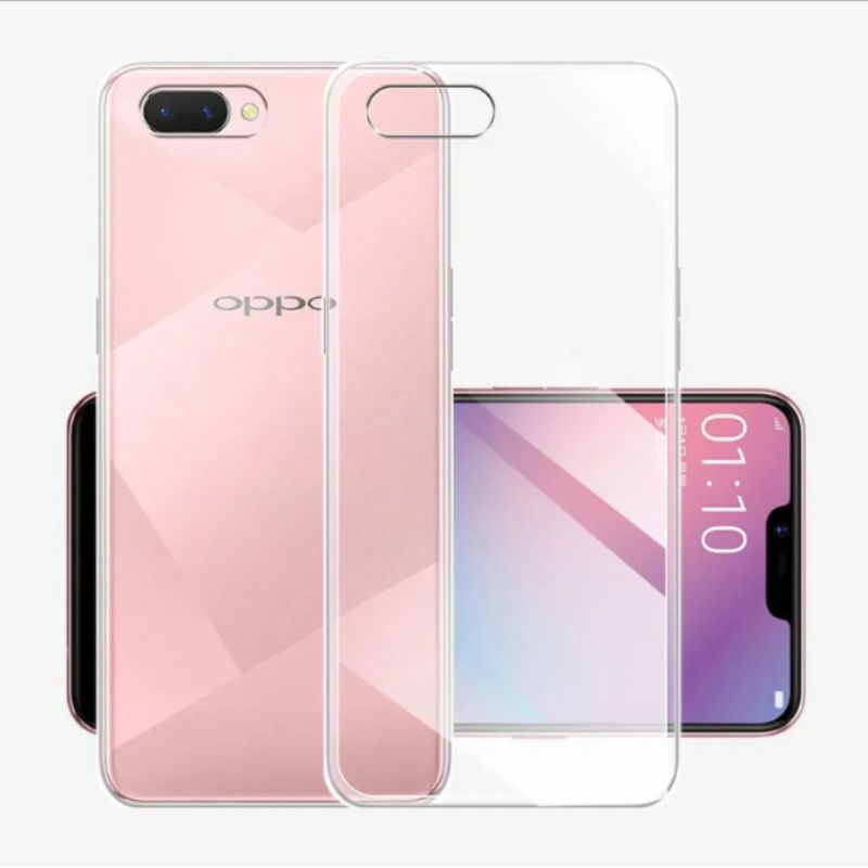 Softcase Bening OPPO A3s Case TPU Bening Casing Bening