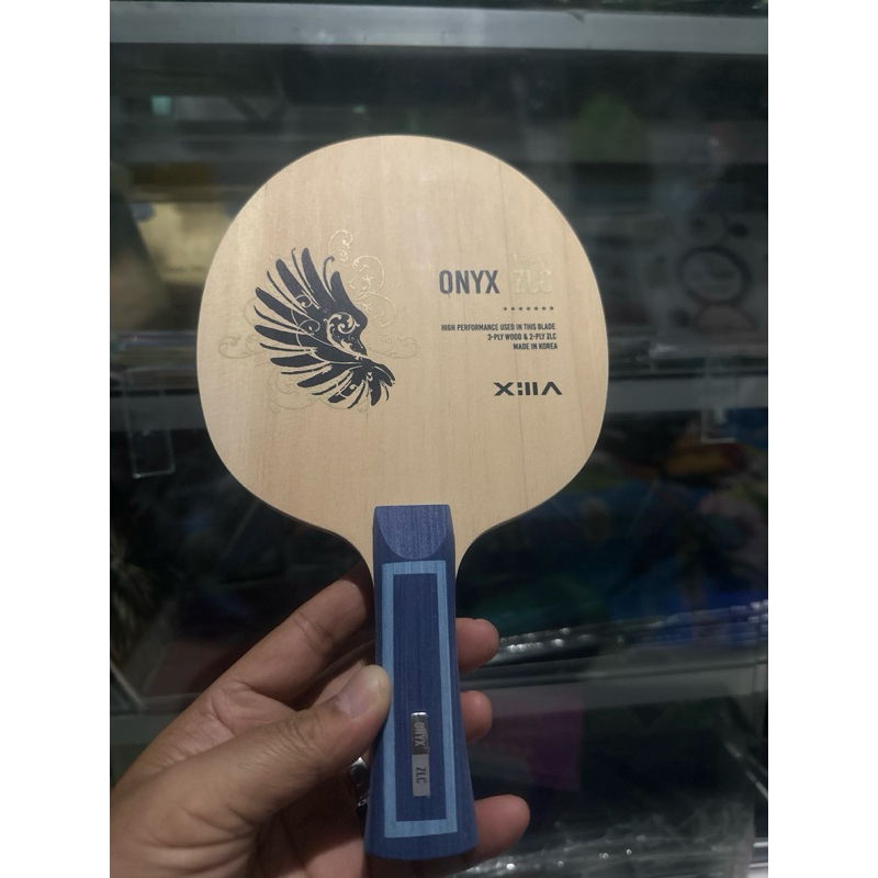 Kayu Bat Tenis Meja Pingpong Xilla Onyx ZLC Carbon Hinoki Offensive+
