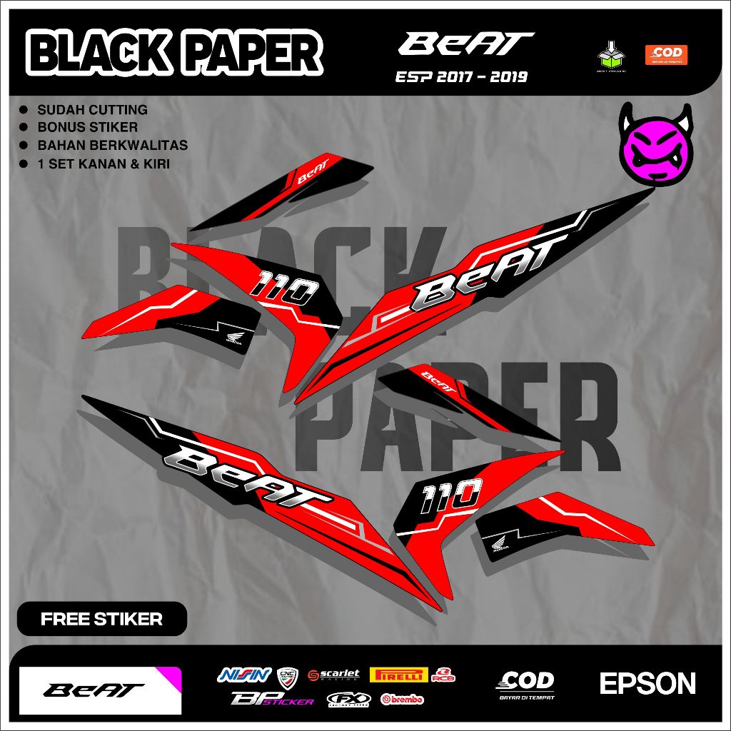 Striping Beat Fi New Esp 2016 2017 2018 2019 SIMPEL ( BTX 929 )