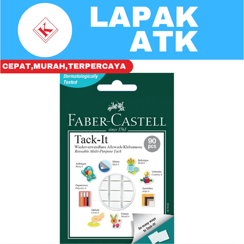 

Lem Faber Castell Tack It 50 Gr ++