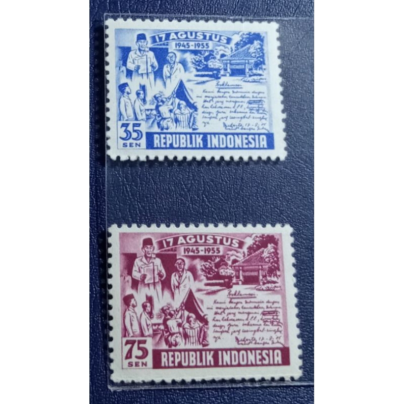 

Prangko Lawas Indonesia 10 Tahun Merdeka THN 1955
