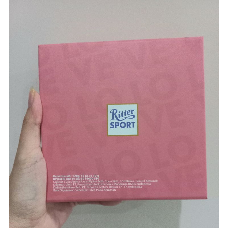 

ritter sport mini (spesial gift cokelat,,limited)