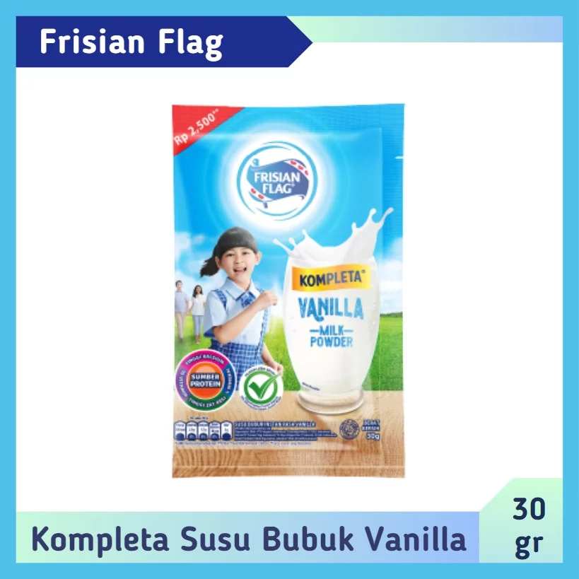 

Susu Bubuk Frisian Flag Kompleta Termurah Grosir Promo 35 Gr x 1 Sachet