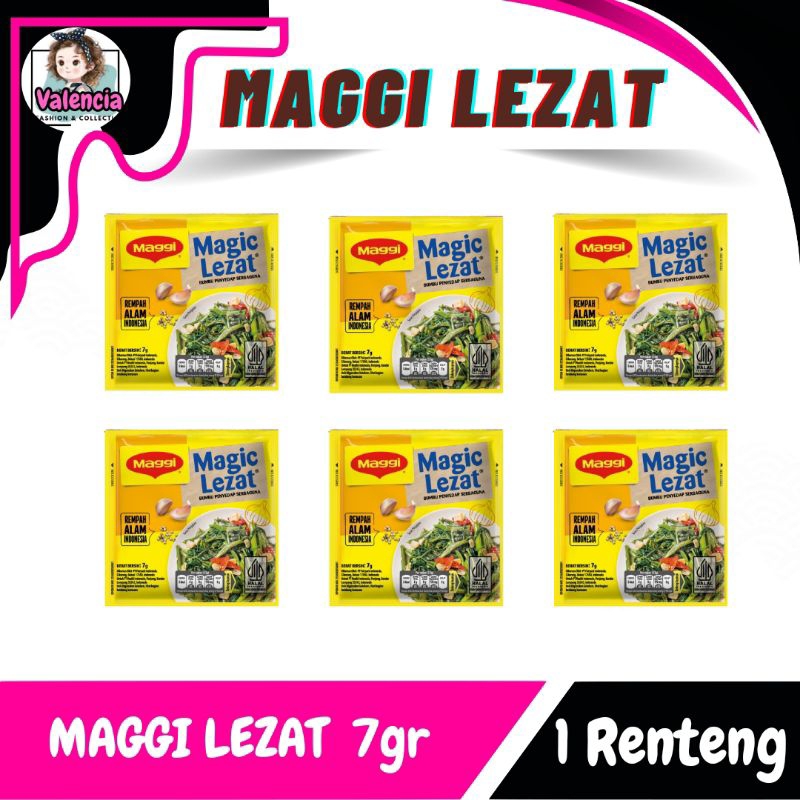 

MAGGI LEZAT 7gr / BUMBU MASAK SERBAGUNA/MAGIC