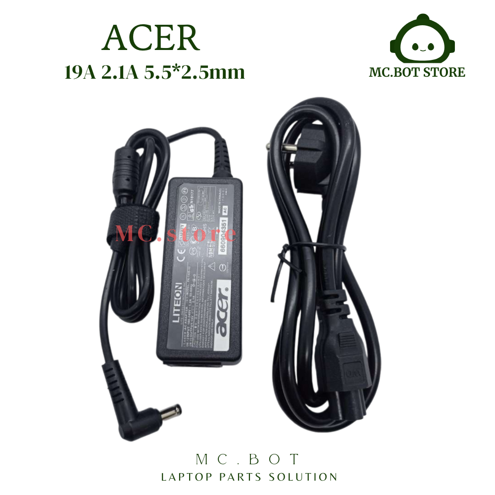Adaptor Charger Laptop Acer Z3 Z3-451 Z3-451/8 ( 19V - 2.1A ) 40W