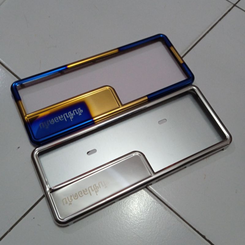 Kover Plat Nomor Motor/Bingkai Plat Nomor Motor Besi Universal/Semua Motor