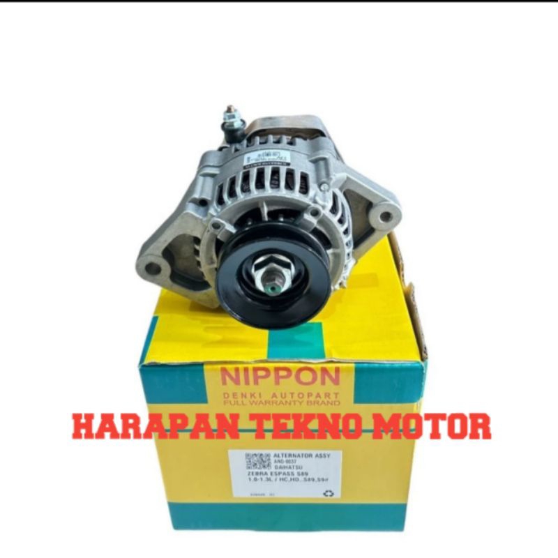 DINAMO ALTERNATOR AMPER ZEBRA S89 HIJET S75 NIPPON