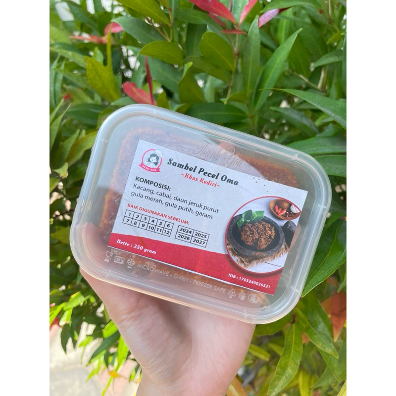 

Sambal Pecel Oma Khas Kediri Bumbu Pecel Khas Kediri 250gram