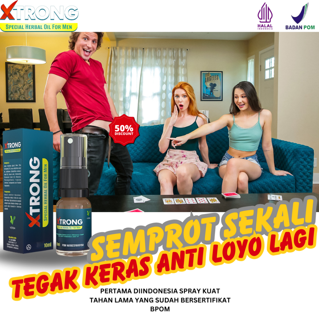 Xtrong Spray Tahan lama Durasi Bpom 100% ORIGINAL Kuat Herbal Tanpa Kebas