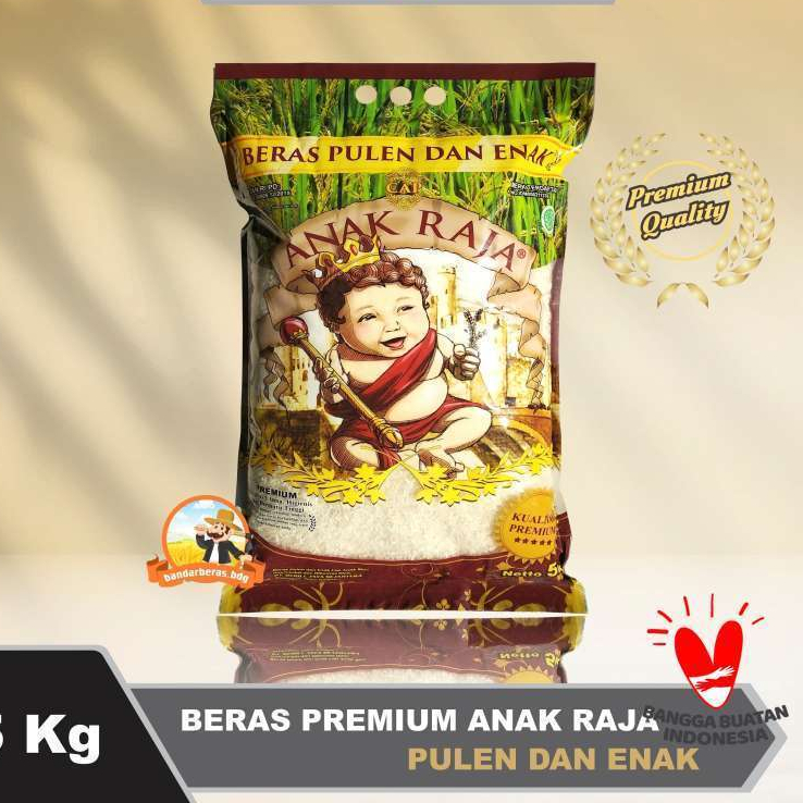 

Beras Anak Raja Pulen dan Enak Kemasan |3kg |5kg |10kg |