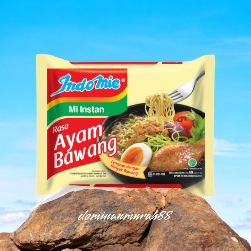 

INDOMIE RASA AYAM BAWANG KEMASAN 69 GRAM / MIE INSTAN / MIE KUAH