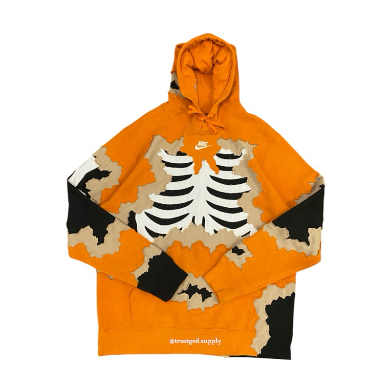 REWORKED NIKE SKELETON HOODIE