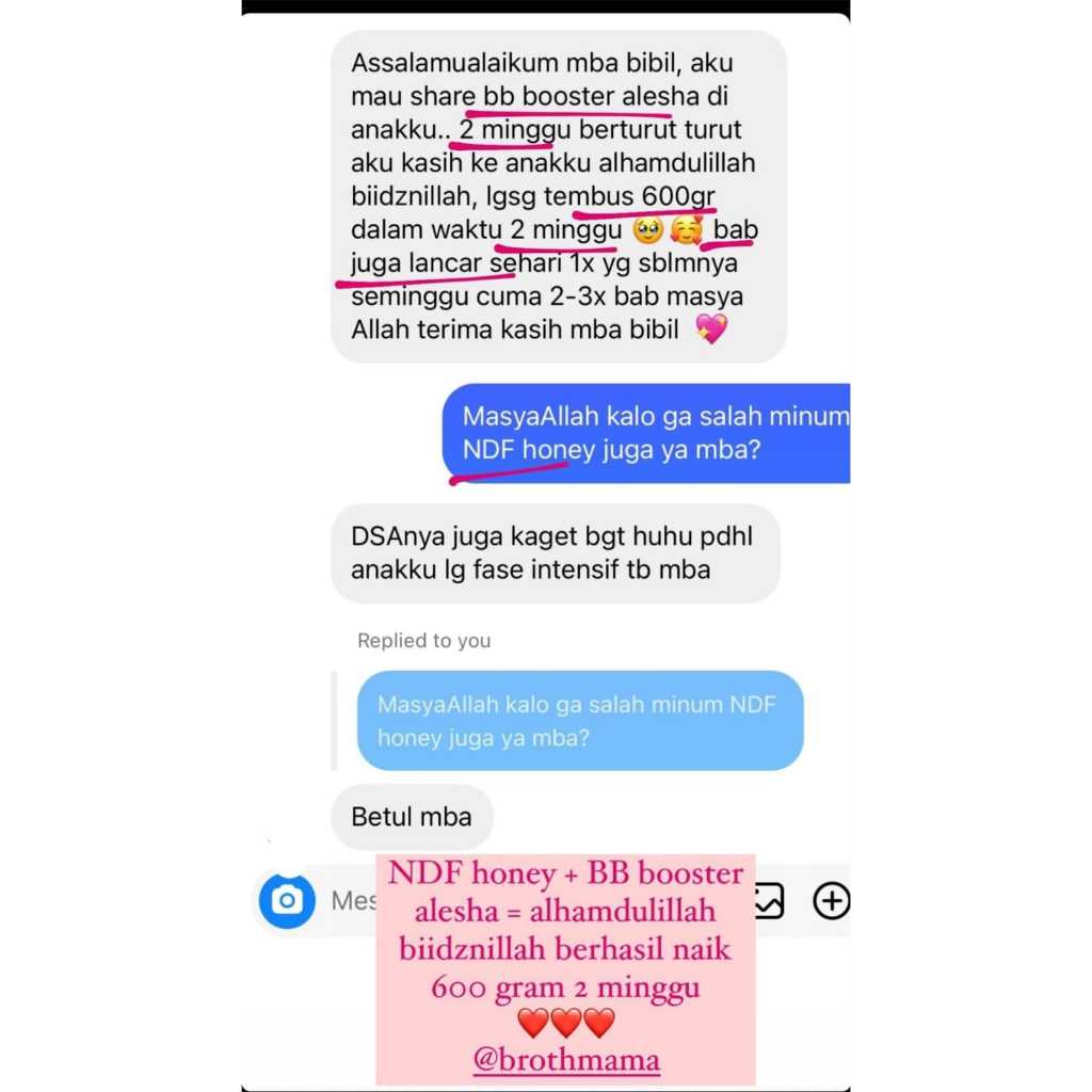 

QH NDF HONEY by Brothmama, Madu ndf Penambah Nafsu Makan