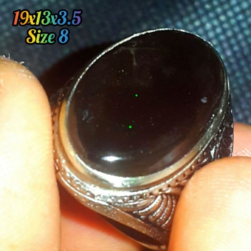 Black Opal Sempur Ruyung Rintik Jarong Natural Asli Banten