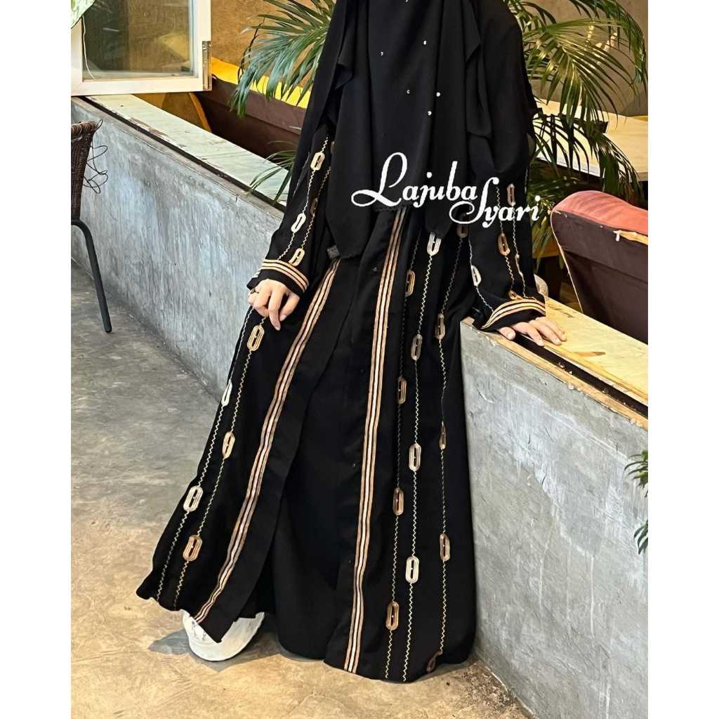 [PROMO 1.1] Abaya oter syahmina-abaya syari jumbo xxl-gamis kekinian-gamis kondangan-dress kondangan