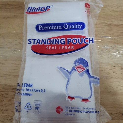 PLASTIK STANDING POUCH 10X17