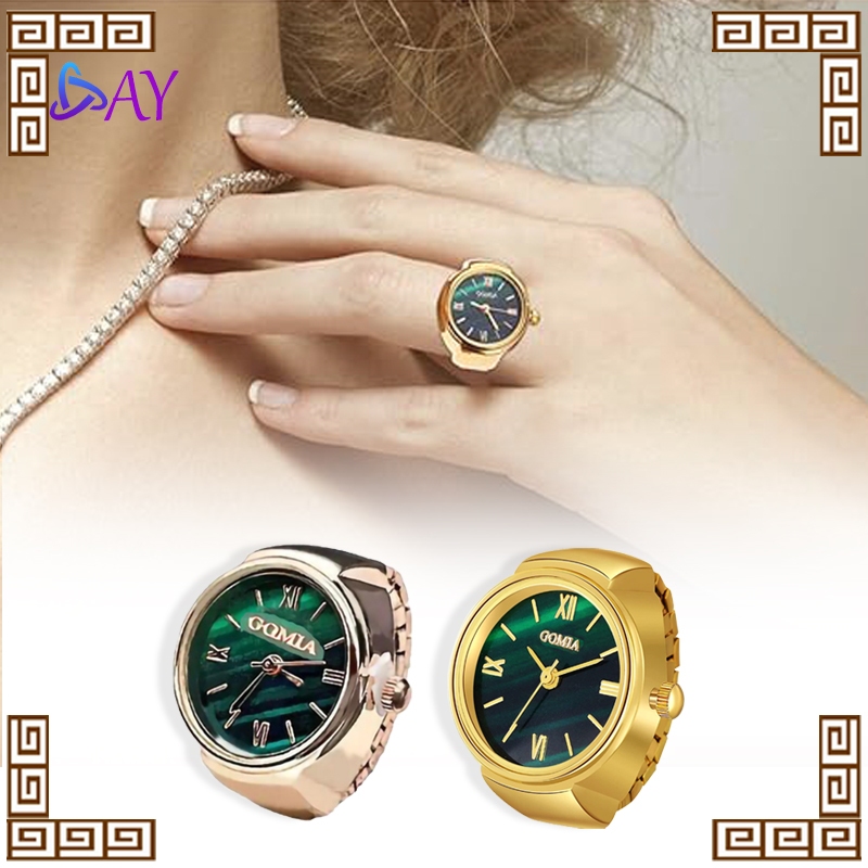 Jam Cincin Pria Jam Tangan Cincin Jam Cincin Bentuk Jam Tangan Cincin Pria Jam Jari Jam Cincincincin