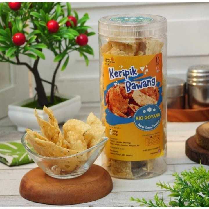

Keripik Bawang Rio Goyang Kemasan Toples 250Gr