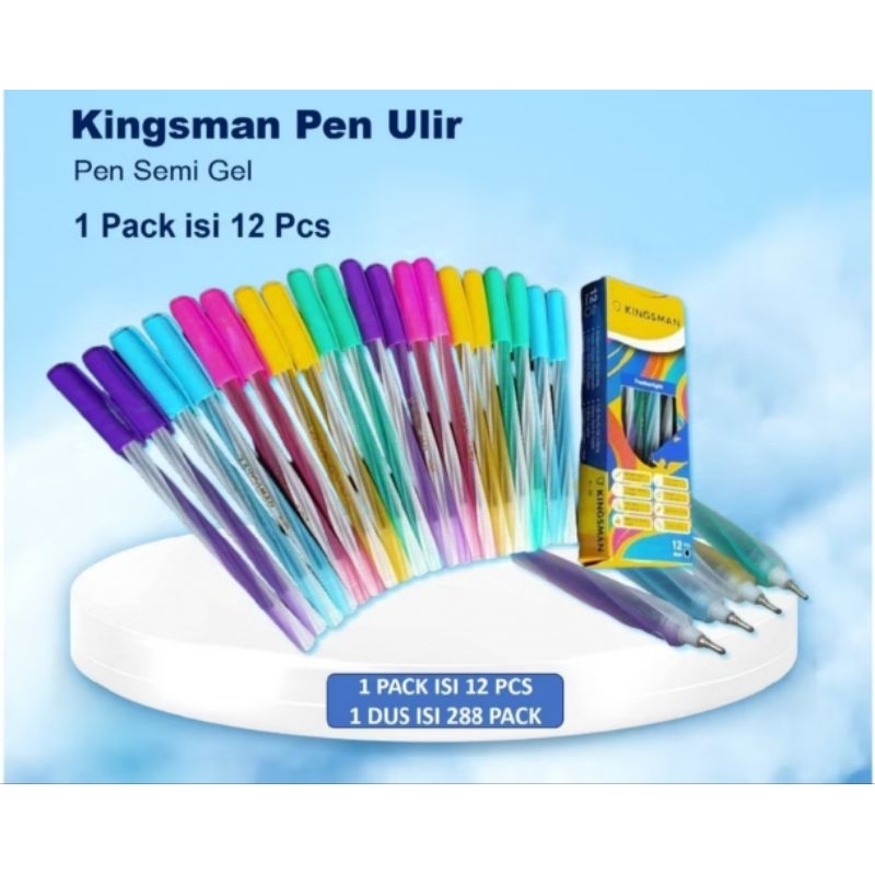 

PULPEN KINGSMAN HITAM V-36( 1 PACK ISI 12PCS )