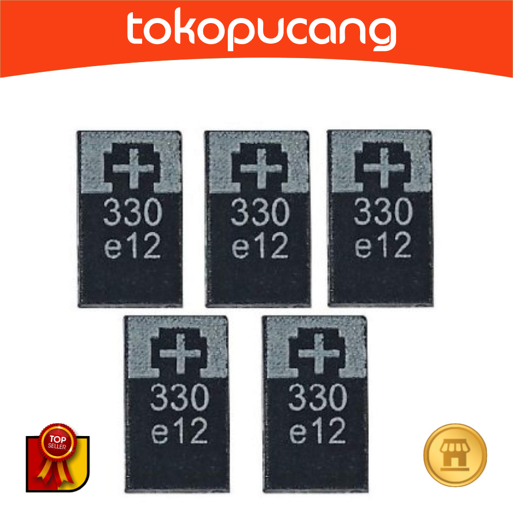 SMD Capasitor Tantalum 330uf 2.5v ORI Kapasitor NEC Tokin