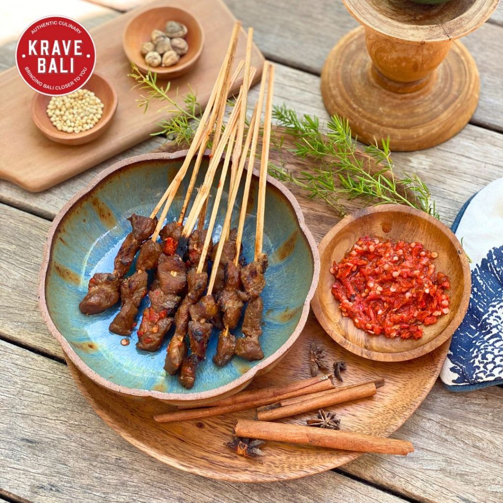 

KRAVE BALI Sate Babi Plecing Arjuna 150 Gram - Makanan Khas Bali Asli