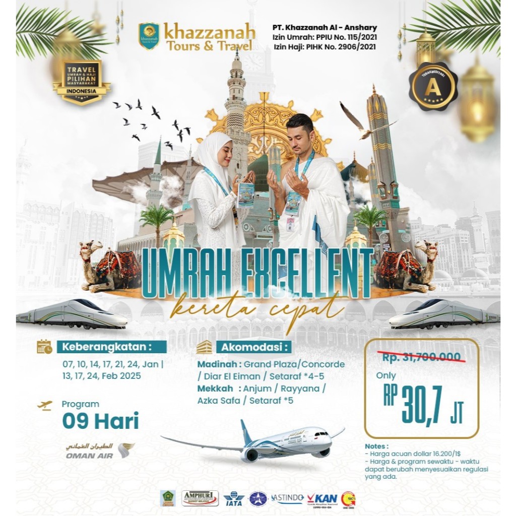 UMRAH EXCELLENT BY OMAN AIR