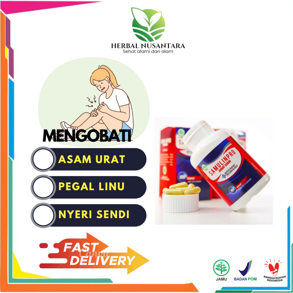 Samulinpro Sehat Sendi Asli Original Obat Nyeri Sendi Asam Urat