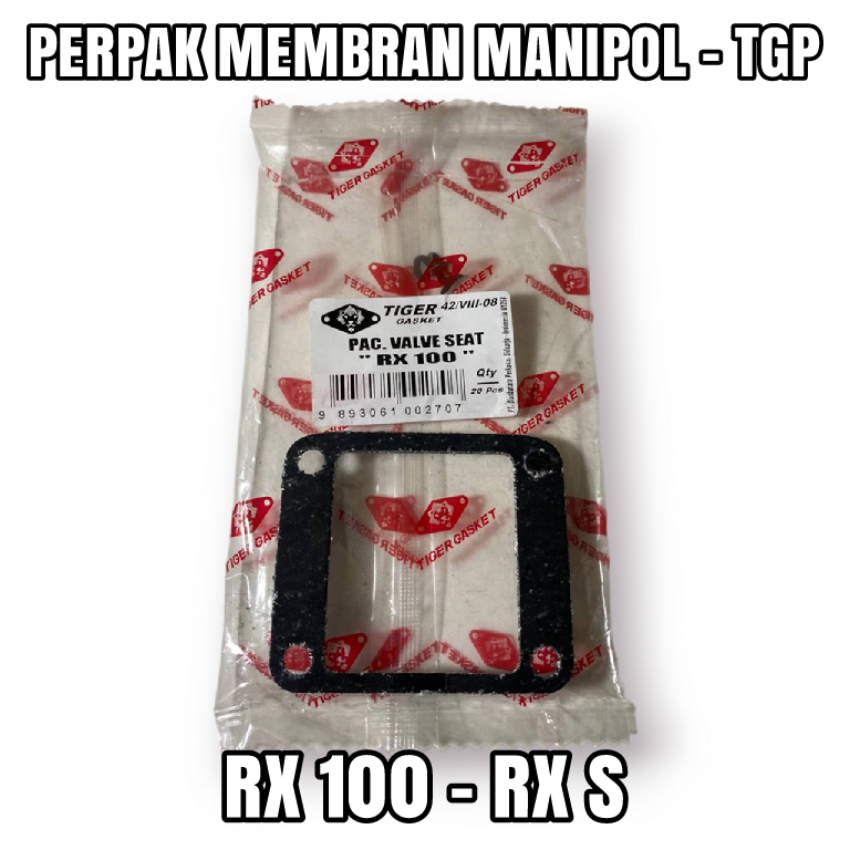 PERPAK MEMBRAN MANIPOL TEBAL 2MM TGP - RX 100, RXS