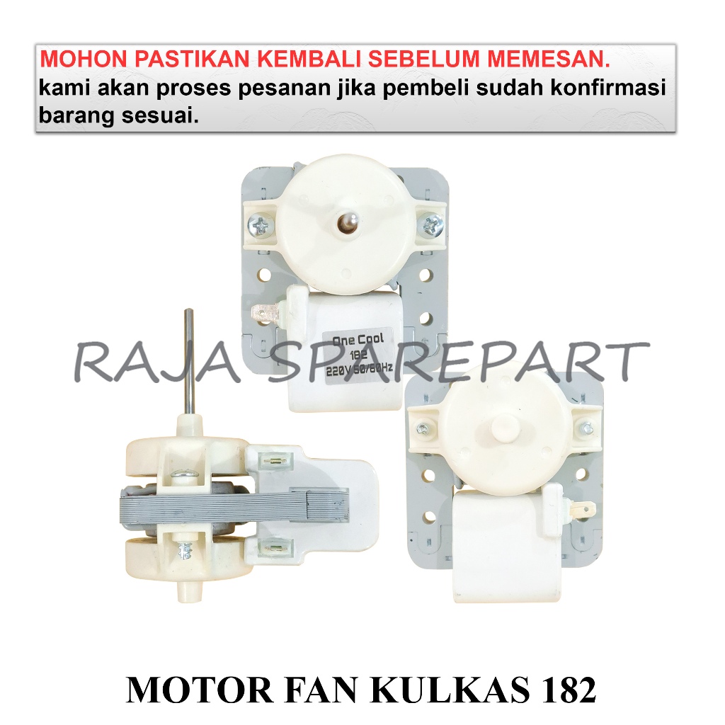MFK182 FAN MOTOR KULKAS/DINAMO KULKAS/MOTOR FAN KULKAS 182