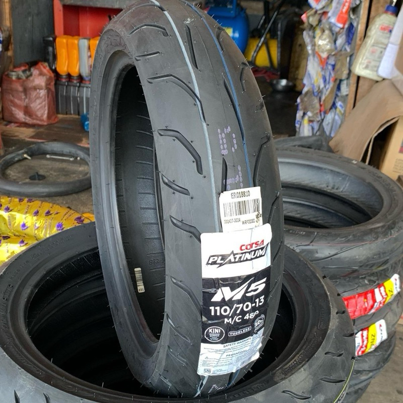 Corsa M5 Nmax 110/70-13 130/70-13 TUBELES corsa m5 platinum ban motor nmax ban nmax awet ban pcx160 