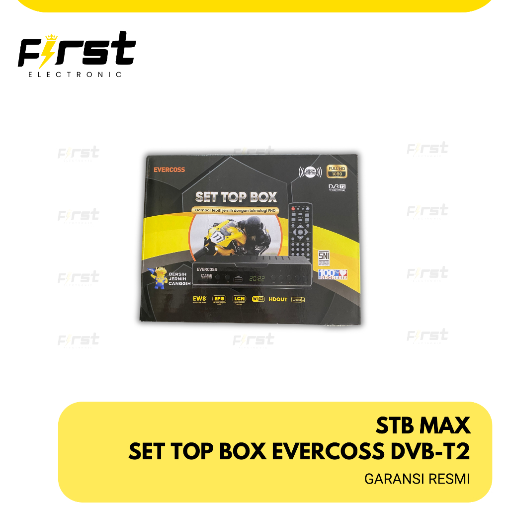 Set Top Box TV Digital STB Evercoss DVB-T2 / STB Evercoss Max