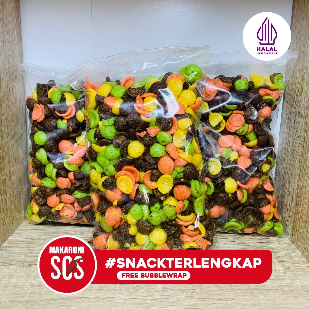 

1 KG Snack Sereal Coklat Warna Warni Manis Terenak Terlengkap Termurah Snack Grosir Kiloan Makaroni SOS