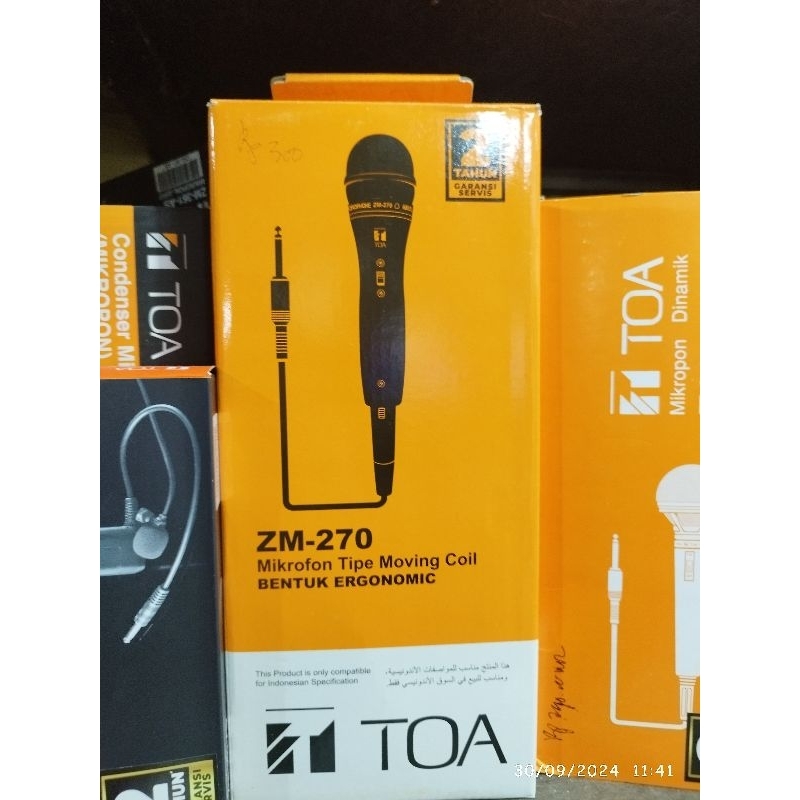 Microphone mikrofon toa ZM-270