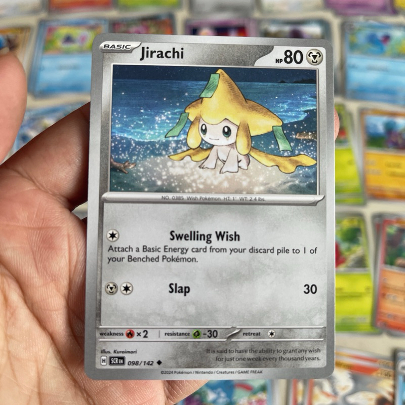 Kartu pokemon original jirachi 098/142