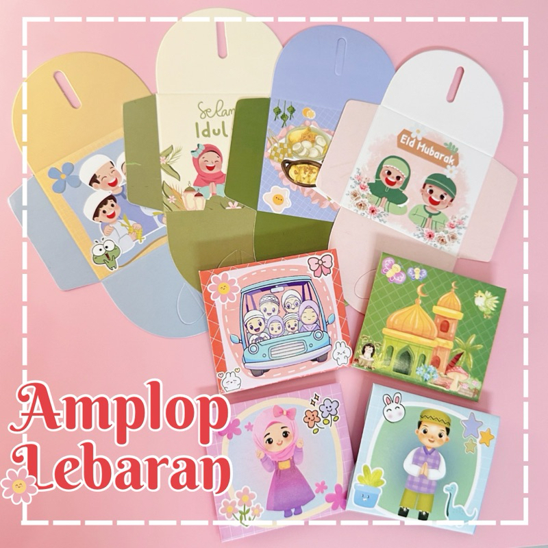 

Amplop Lebaran Cantik Dengan Kunci Love ISI 8 pcs