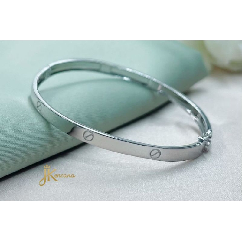 Gelang Bangle Cartier Perak 925 Asli