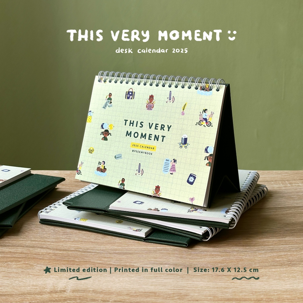 

2025 Desk Calendar Peekmybook / Kalender Meja Unik 2025