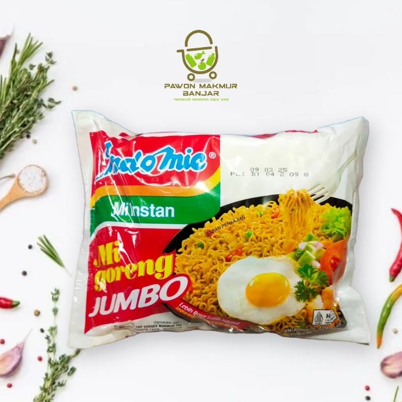 

INDOMIE / MIE INSTAN JUMBO PERBUNGKUS 129gr