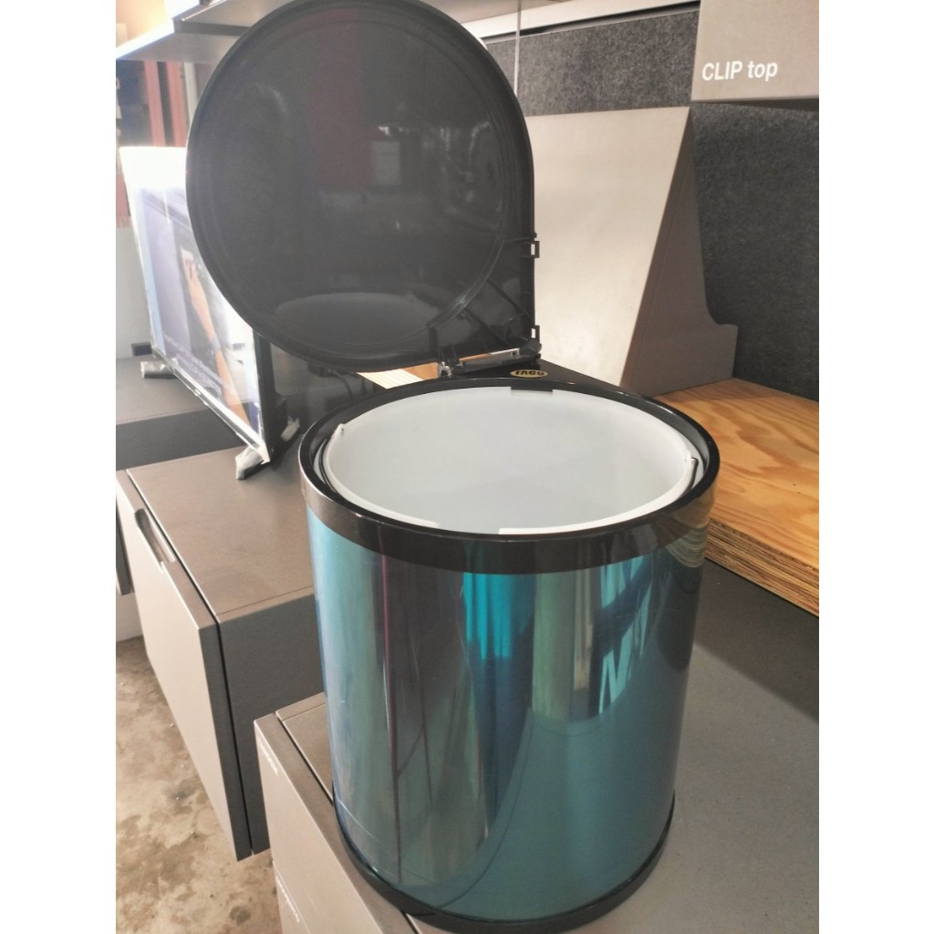 TACO Tempat Sampah Stainless Steel  - Kapasitas 10 Liter HW- 015SS