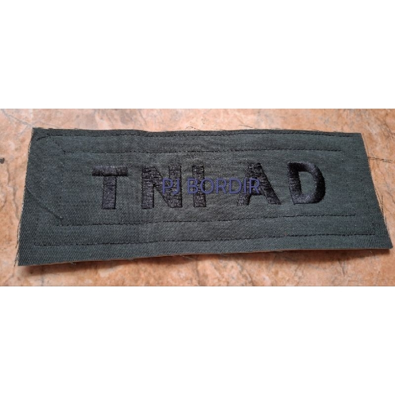 BORDIR ATRIBUT PDL TNI BIASA/STANDAR TNI