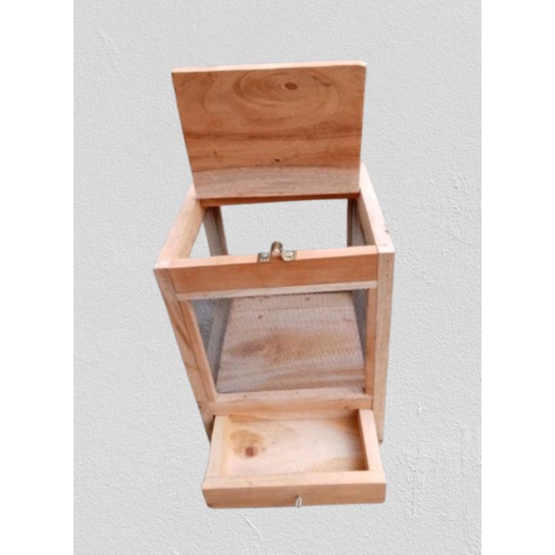 KANDANG JANGKRIK MODEL SLOROK TEMPAT ULAT KANDANG JANGKRIK KAYU