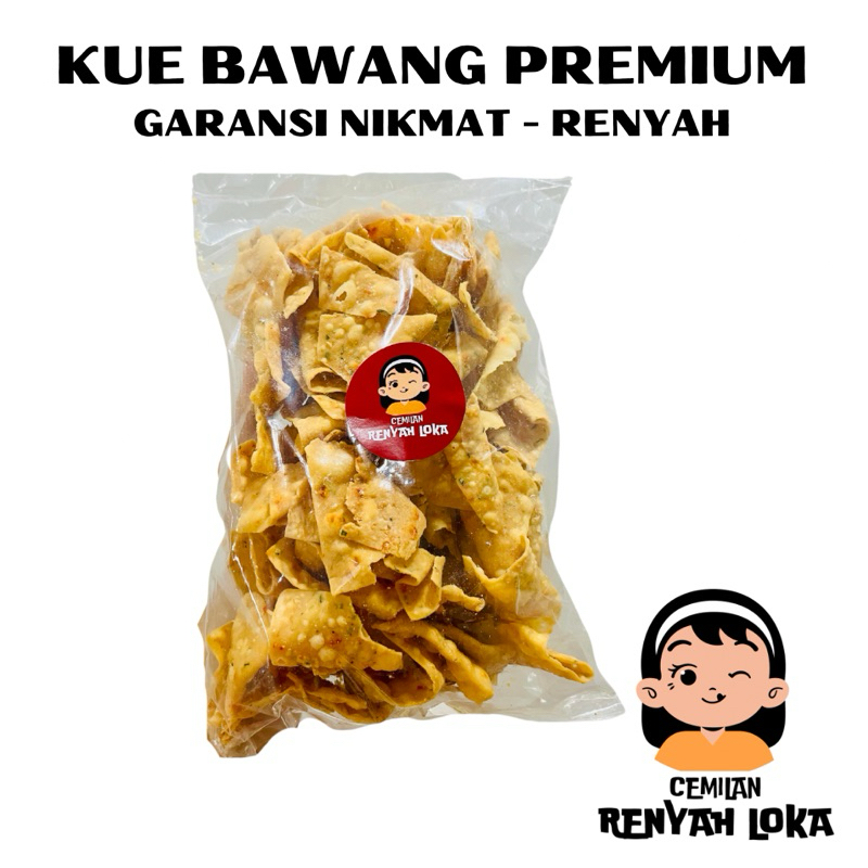 

[RENYAH LOKA] KUE BAWANG PREMIUM 500 GR GRAM | GARANSI NIKMAT & RENYAH