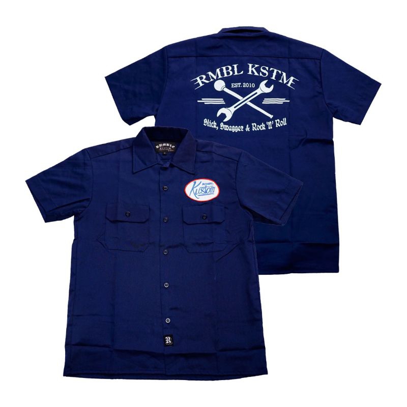RMBL KEMEJA / WORKSHIRT SWAGGER NAVY / WS SWAGGER NV